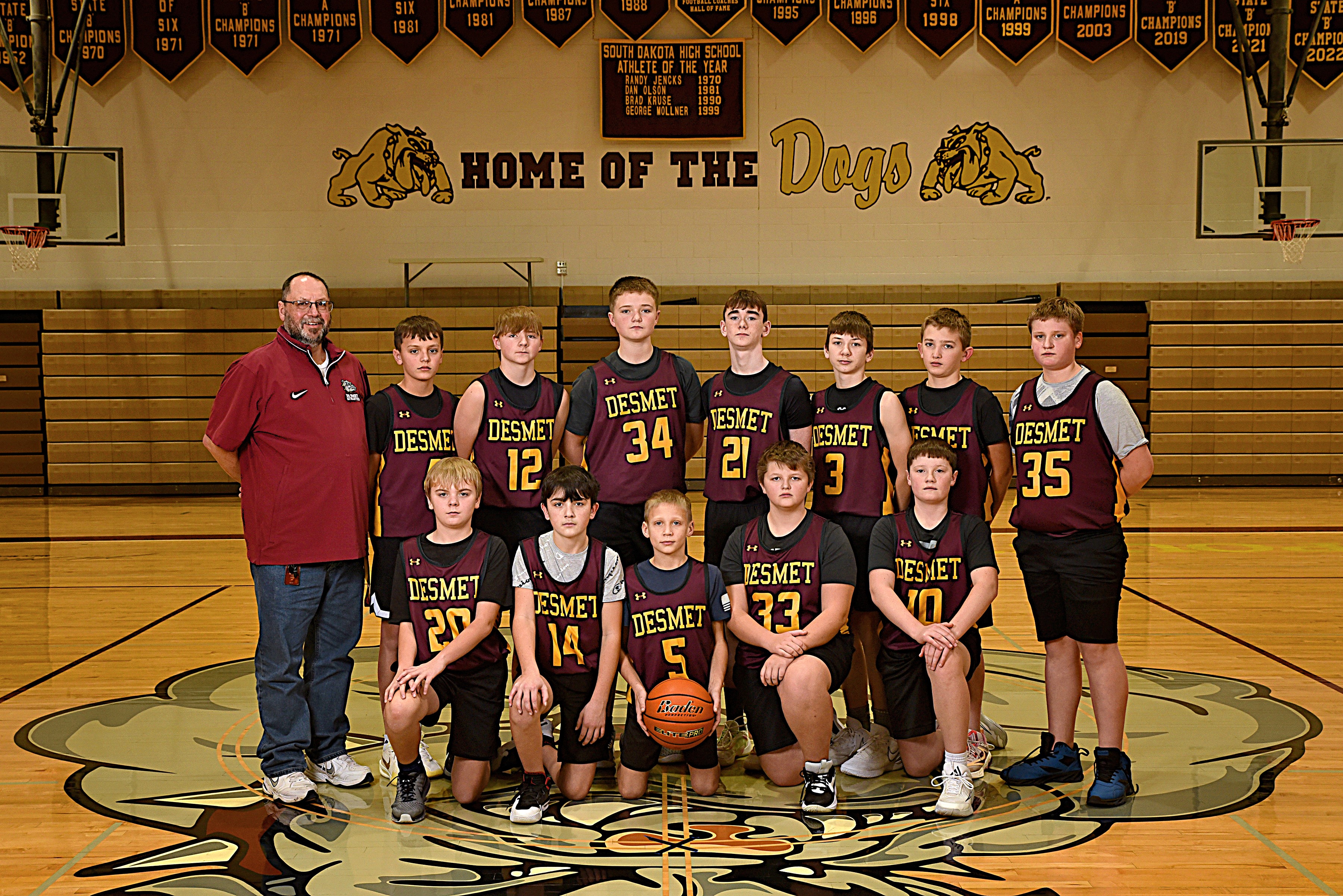 2024-2025 Junior High Boys Basketball Team